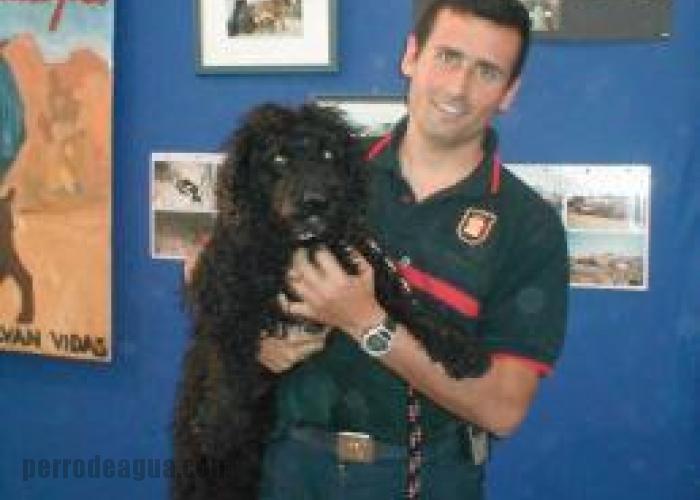 Bomberos y perros en el stand de la SCCosta del Sol 2004